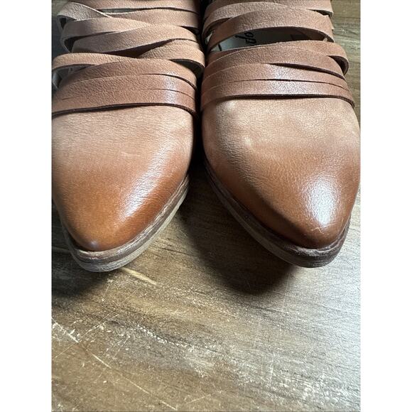 Free People Lost Valley Ankle Boot Natural Brown - Size 38 (US 7.5) - Picture 8 of 8